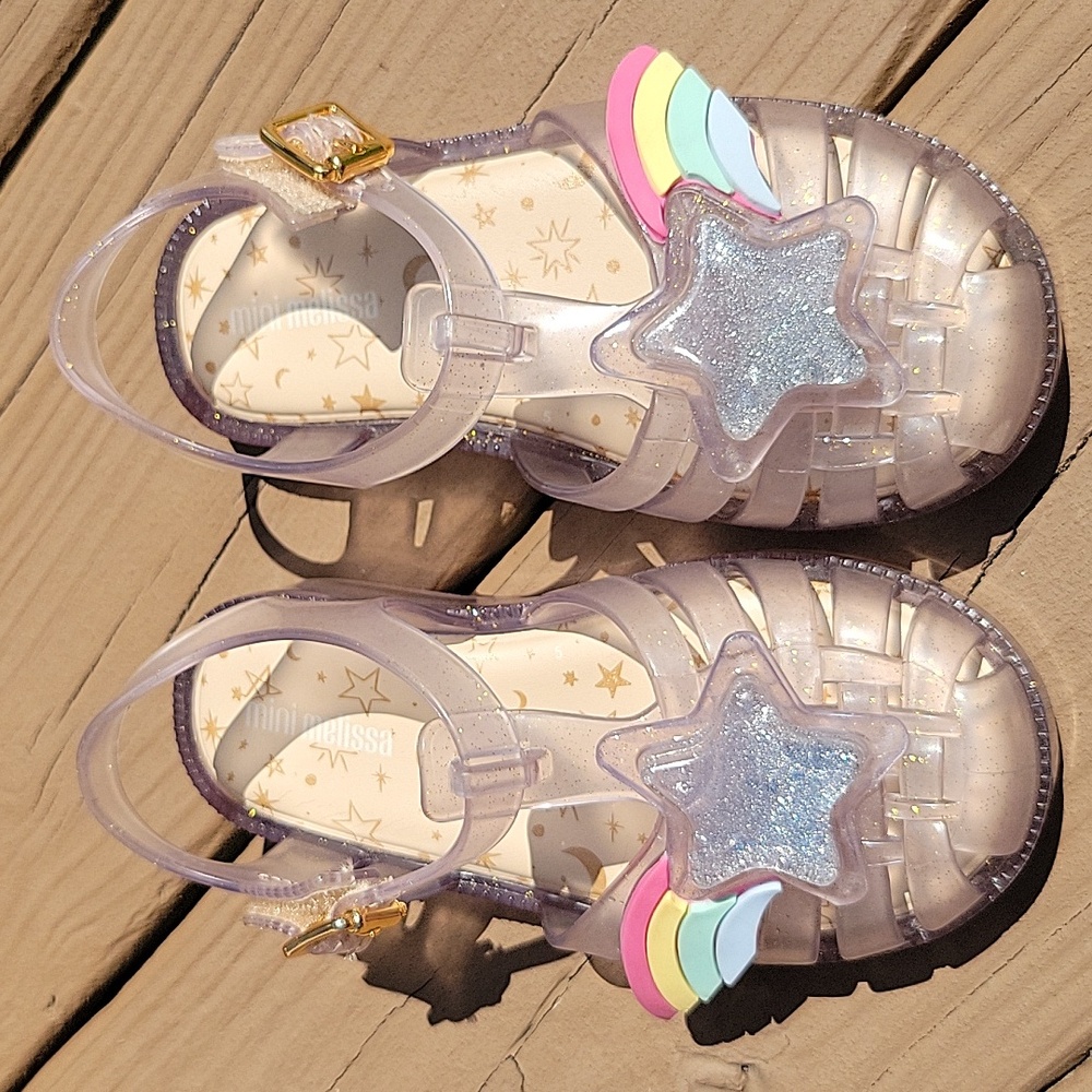 Mini Melissa Toddler Jelly Sandals Toddler size 10